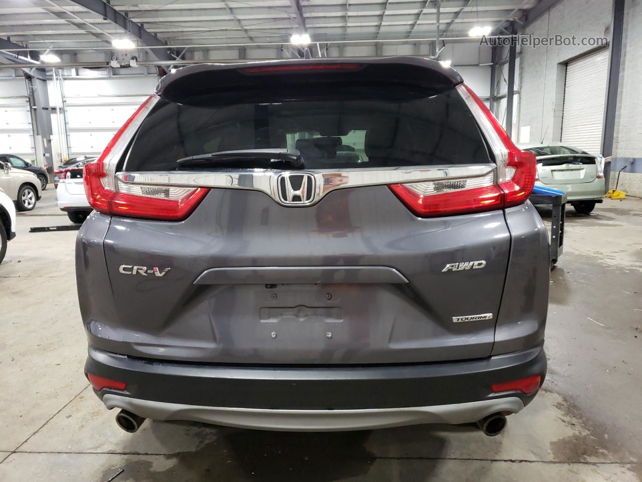 2017 Honda Cr-v Touring Gray vin: 2HKRW2H98HH612482