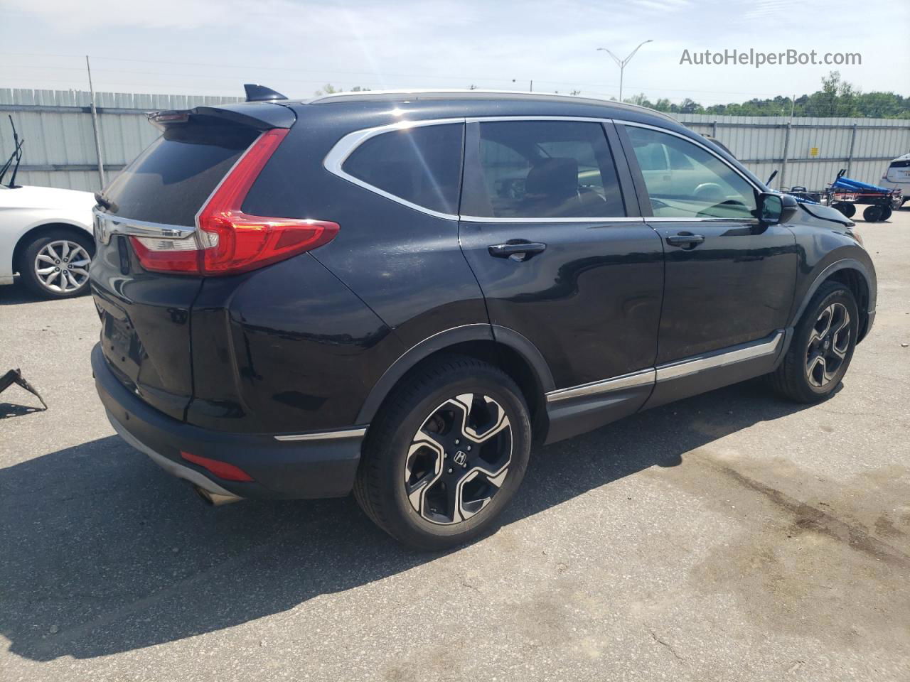 2017 Honda Cr-v Touring Black vin: 2HKRW2H99HH612569