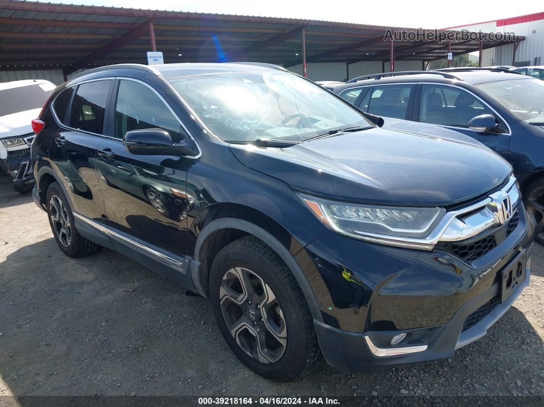 2017 Honda Cr-v Touring Black vin: 2HKRW2H9XHH601970