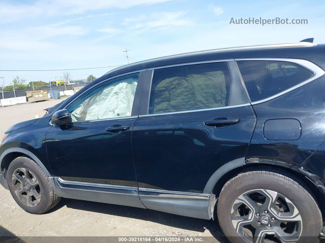 2017 Honda Cr-v Touring Black vin: 2HKRW2H9XHH601970