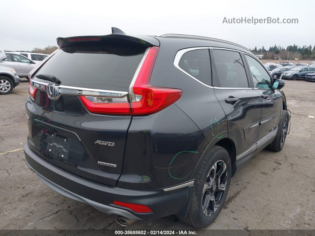 2017 Honda Cr-v Touring Серый vin: 2HKRW2H9XHH646701