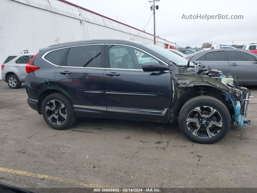 2017 Honda Cr-v Touring Gray vin: 2HKRW2H9XHH646701