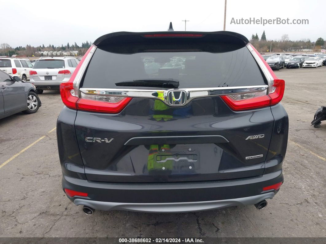 2017 Honda Cr-v Touring Gray vin: 2HKRW2H9XHH646701