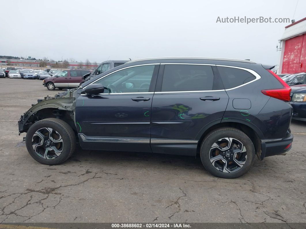 2017 Honda Cr-v Touring Gray vin: 2HKRW2H9XHH646701