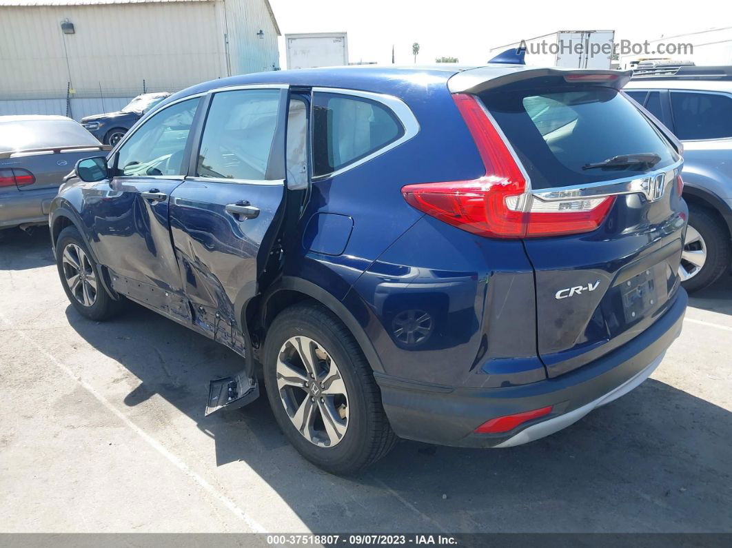 2018 Honda Cr-v Lx Blue vin: 2HKRW5H30JH418483