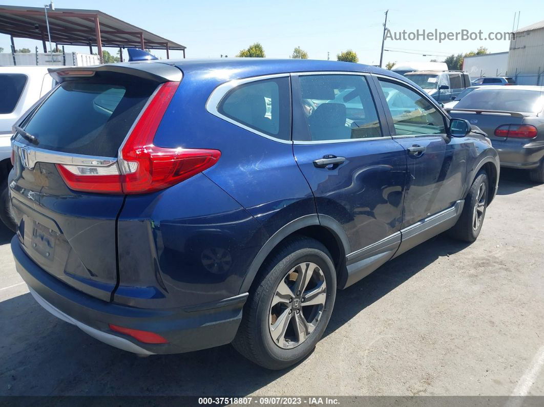 2018 Honda Cr-v Lx Blue vin: 2HKRW5H30JH418483