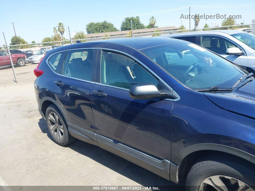 2018 Honda Cr-v Lx Blue vin: 2HKRW5H30JH418483