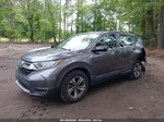 2019 Honda Cr-v Lx Gray vin: 2HKRW5H30KH422311