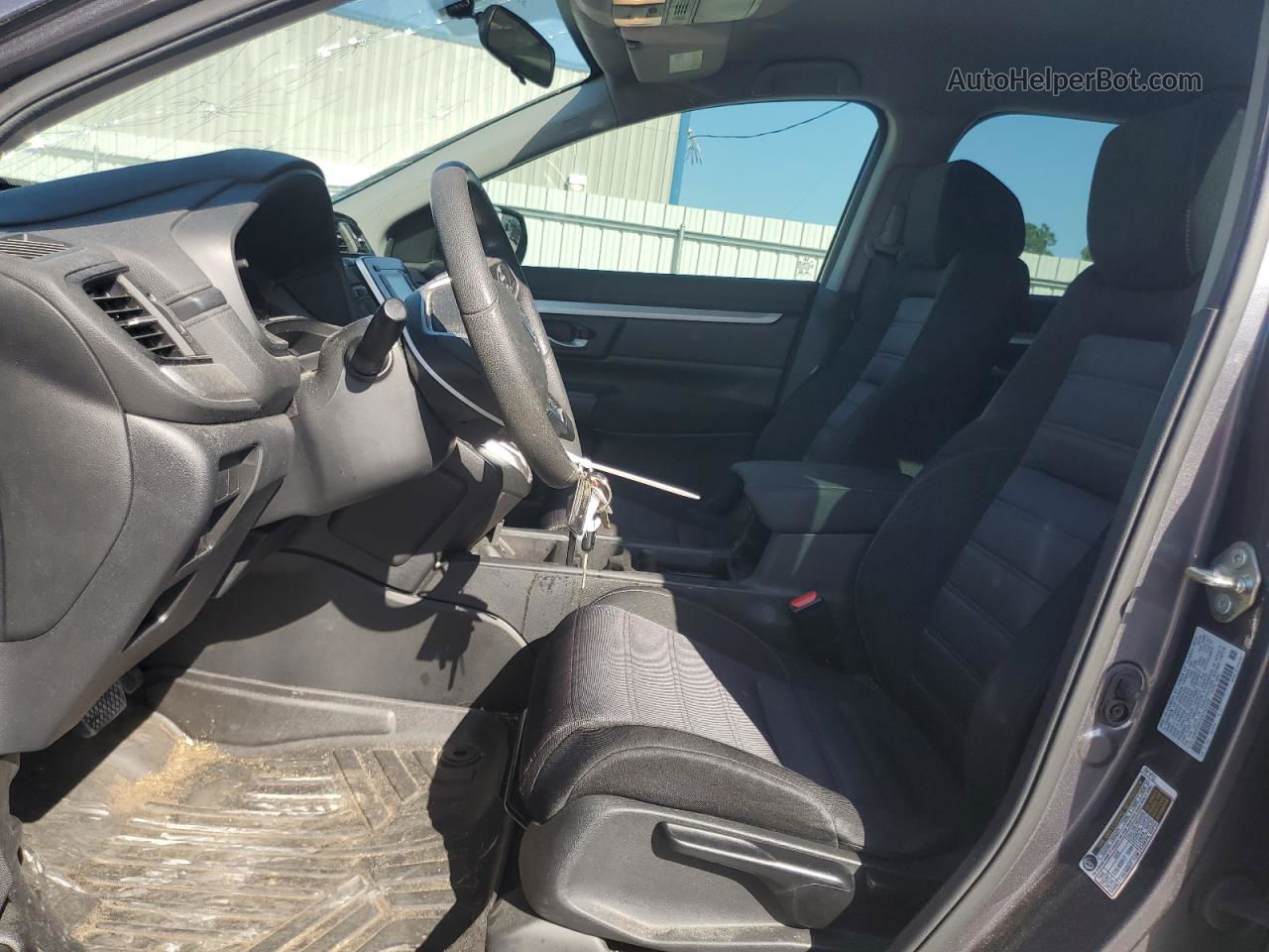 2019 Honda Cr-v Lx Charcoal vin: 2HKRW5H30KH422339