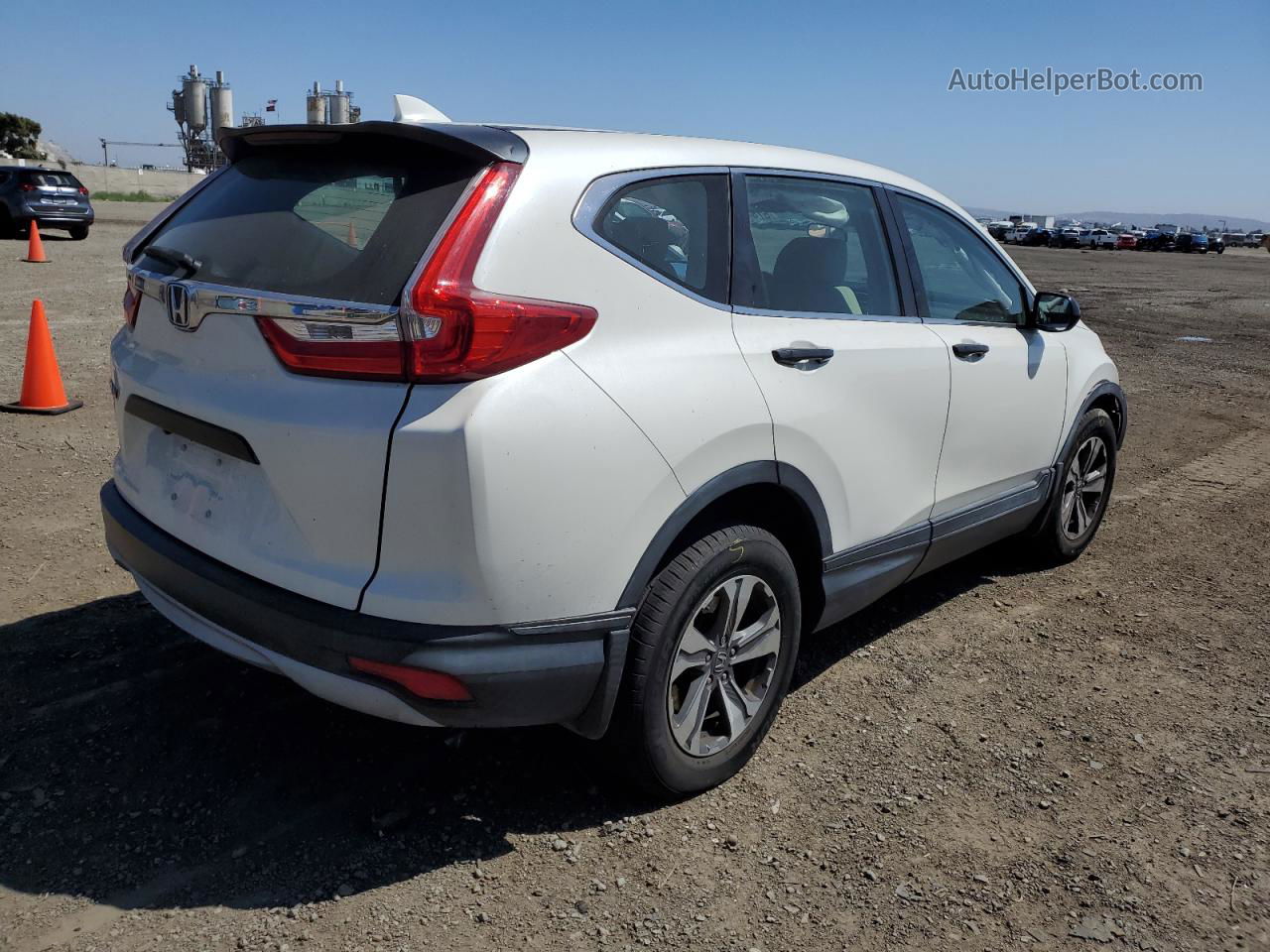 2017 Honda Cr-v Lx White vin: 2HKRW5H31HH402254