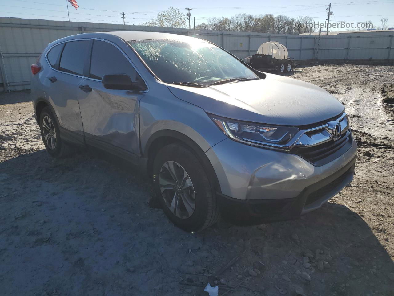 2018 Honda Cr-v Lx Silver vin: 2HKRW5H31JH425989