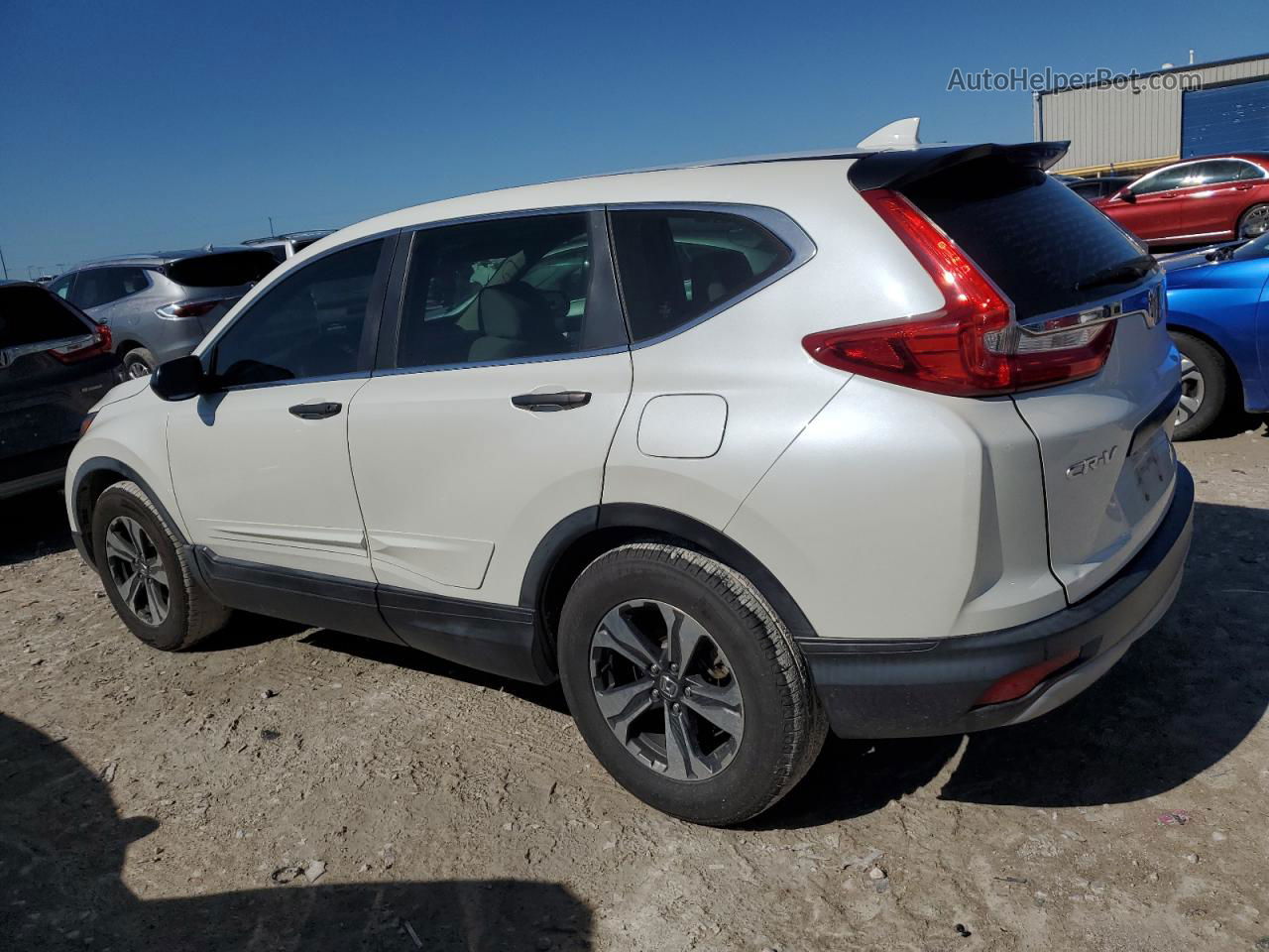 2017 Honda Cr-v Lx White vin: 2HKRW5H32HH401582