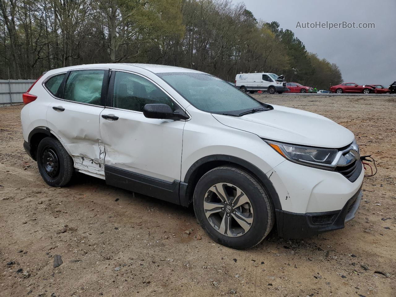 2019 Honda Cr-v Lx Белый vin: 2HKRW5H32KH401816