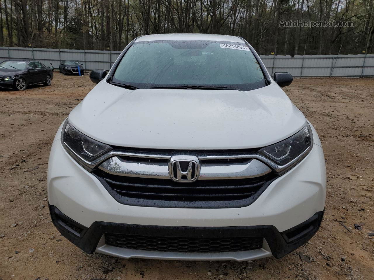 2019 Honda Cr-v Lx White vin: 2HKRW5H32KH401816