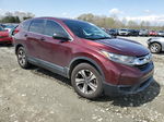 2019 Honda Cr-v Lx Maroon vin: 2HKRW5H32KH410905