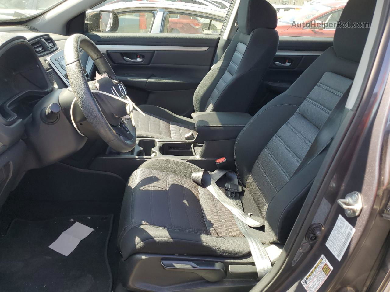 2019 Honda Cr-v Lx Gray vin: 2HKRW5H32KH415943