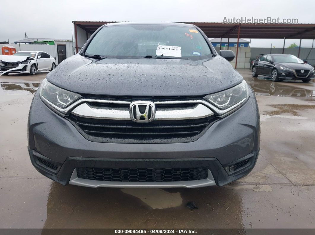 2019 Honda Cr-v Lx Gray vin: 2HKRW5H32KH419135