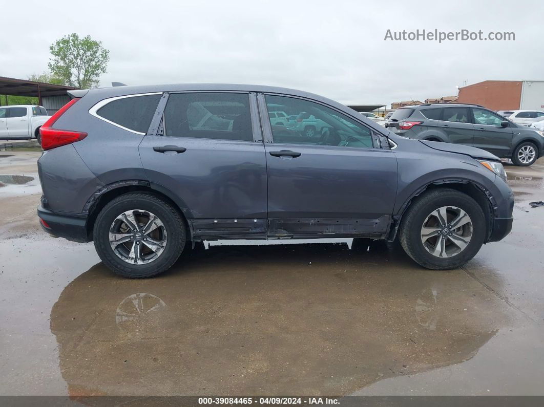 2019 Honda Cr-v Lx Gray vin: 2HKRW5H32KH419135