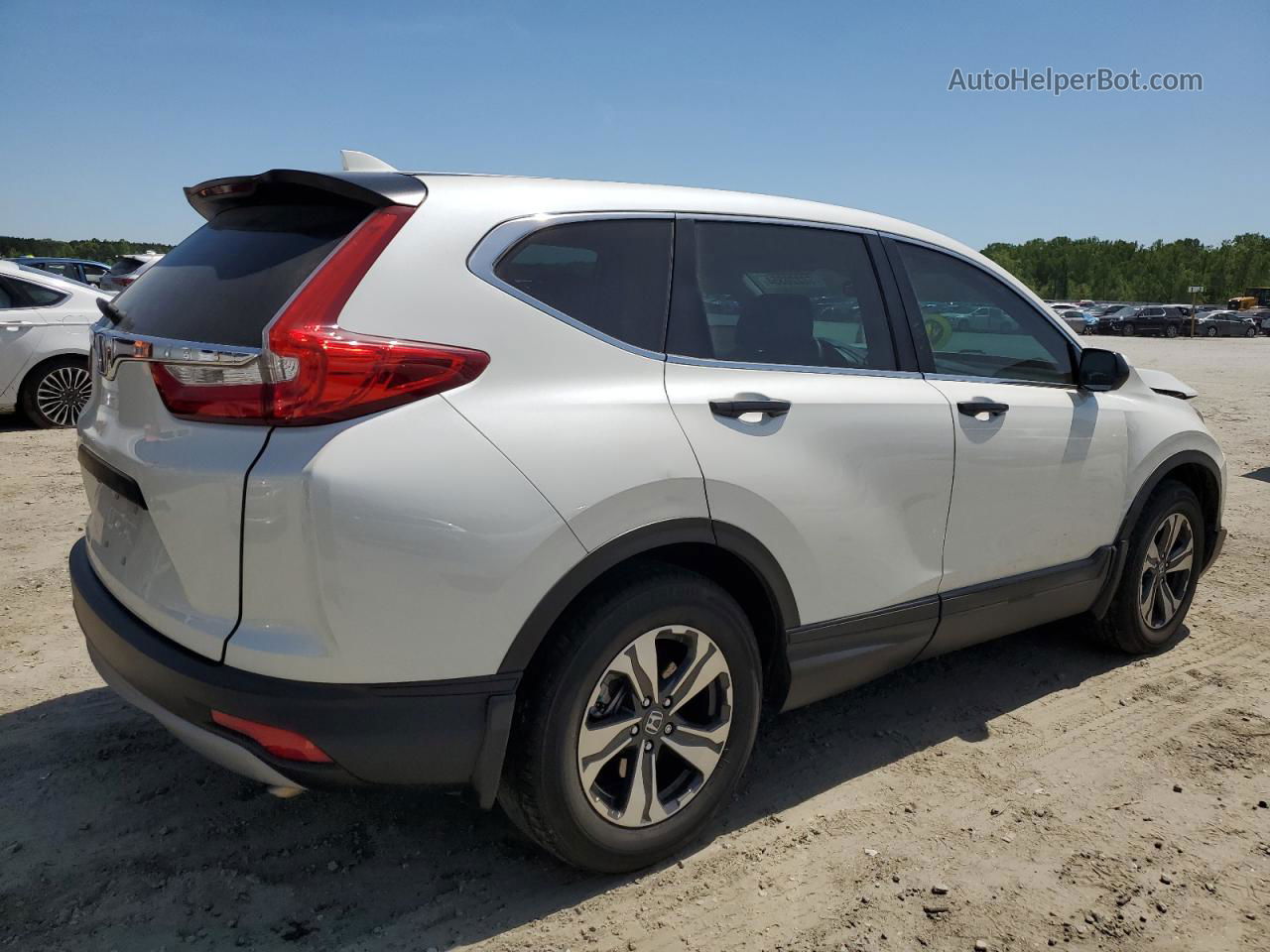 2017 Honda Cr-v Lx White vin: 2HKRW5H33HH402661