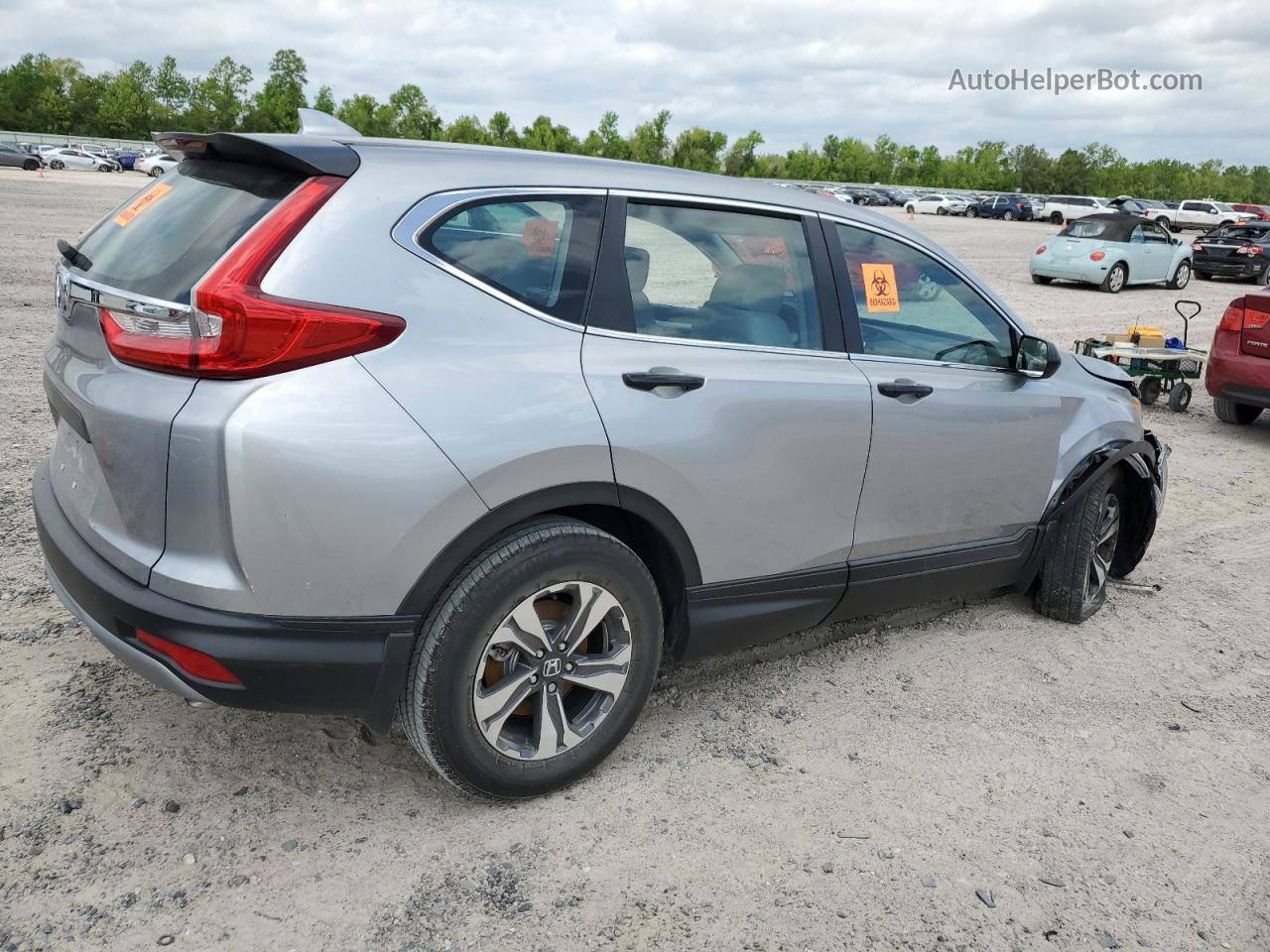 2018 Honda Cr-v Lx Silver vin: 2HKRW5H33JH407073