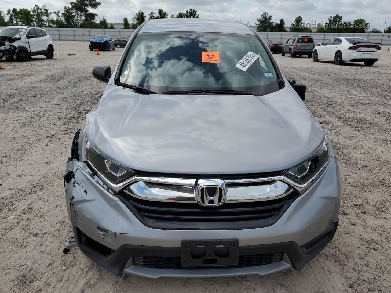 2018 Honda Cr-v Lx Silver vin: 2HKRW5H33JH407073