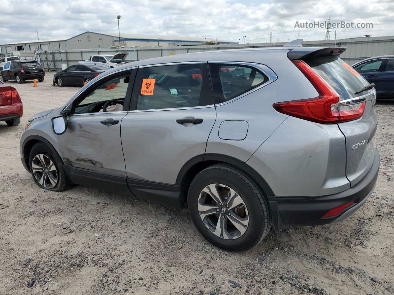 2018 Honda Cr-v Lx Silver vin: 2HKRW5H33JH407073