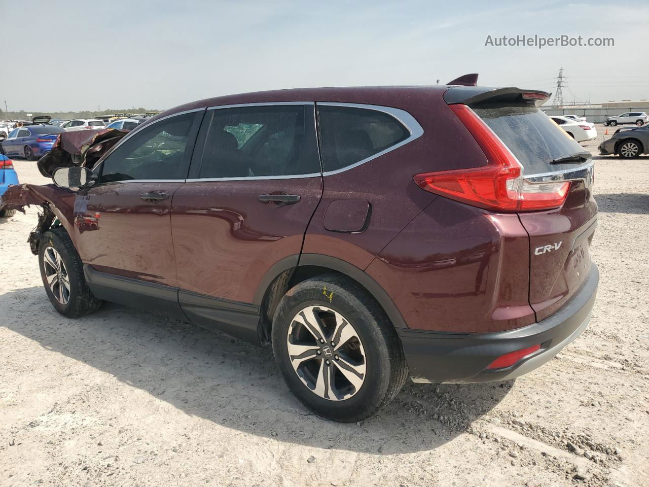 2018 Honda Cr-v Lx Бордовый vin: 2HKRW5H33JH411981