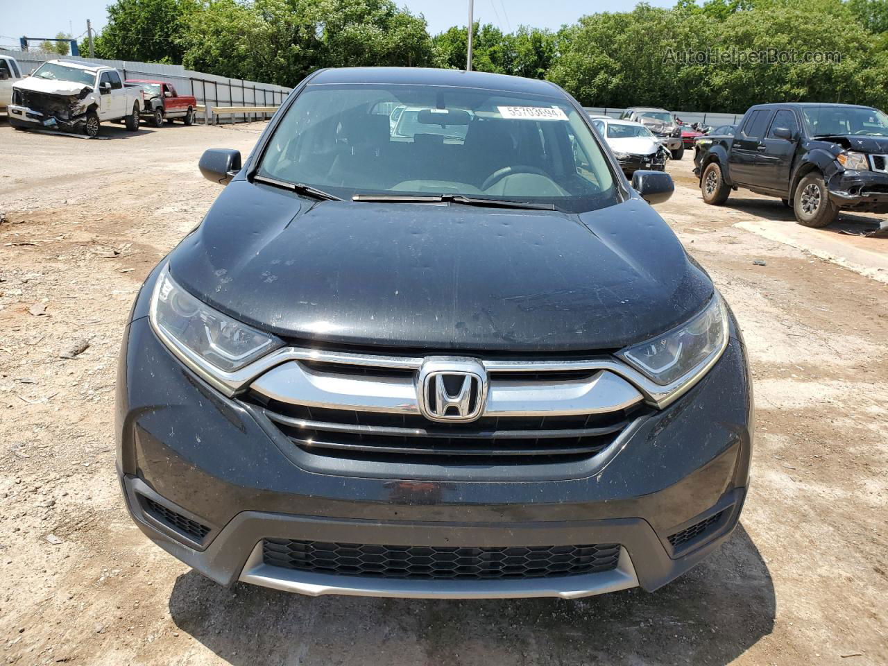 2018 Honda Cr-v Lx Black vin: 2HKRW5H33JH421409