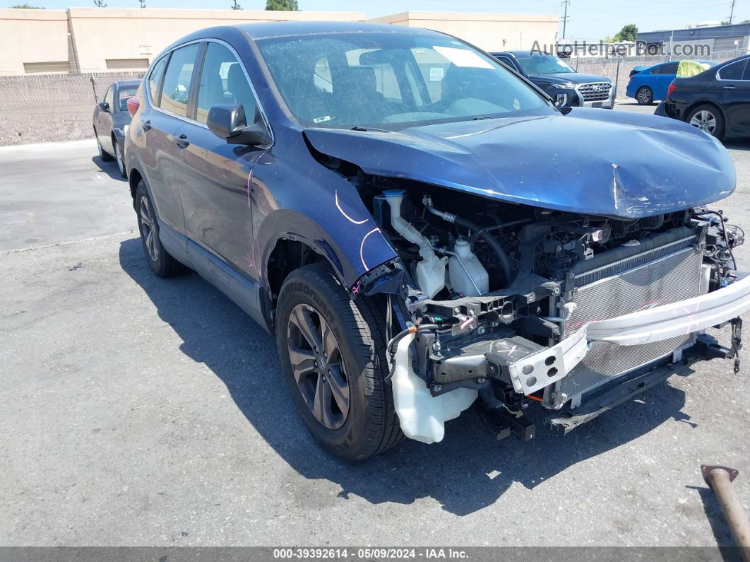 2019 Honda Cr-v Lx Blue vin: 2HKRW5H33KH405714