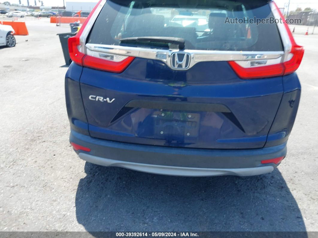 2019 Honda Cr-v Lx Blue vin: 2HKRW5H33KH405714