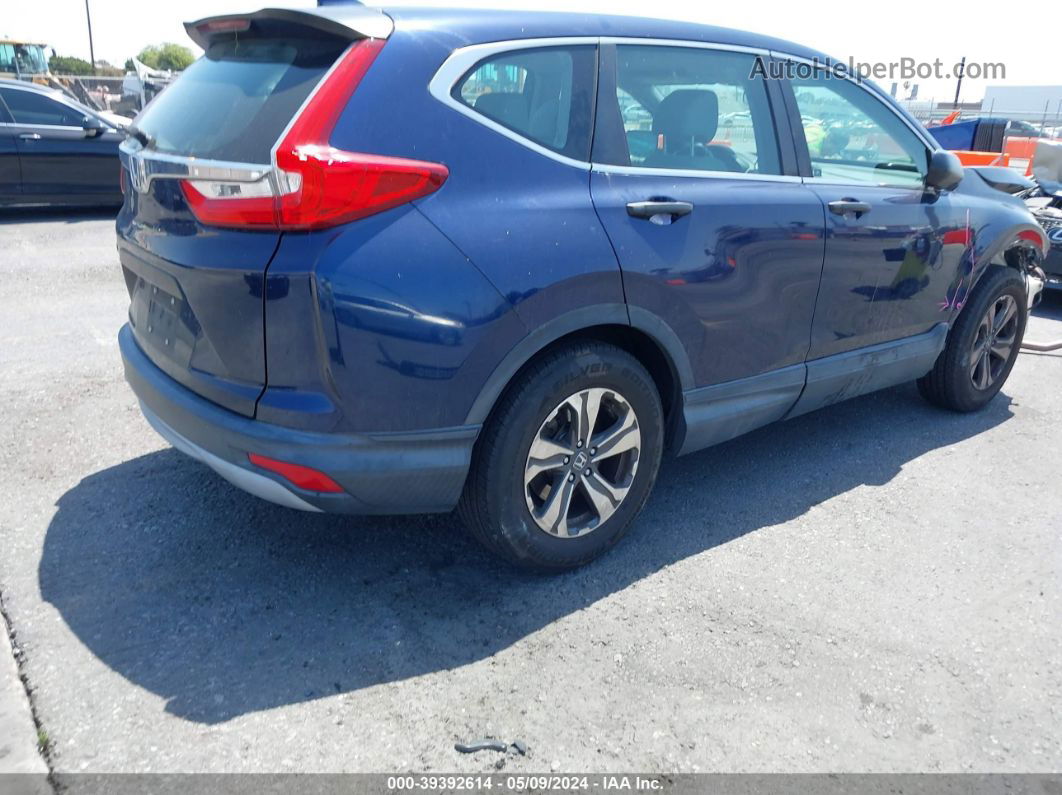 2019 Honda Cr-v Lx Blue vin: 2HKRW5H33KH405714