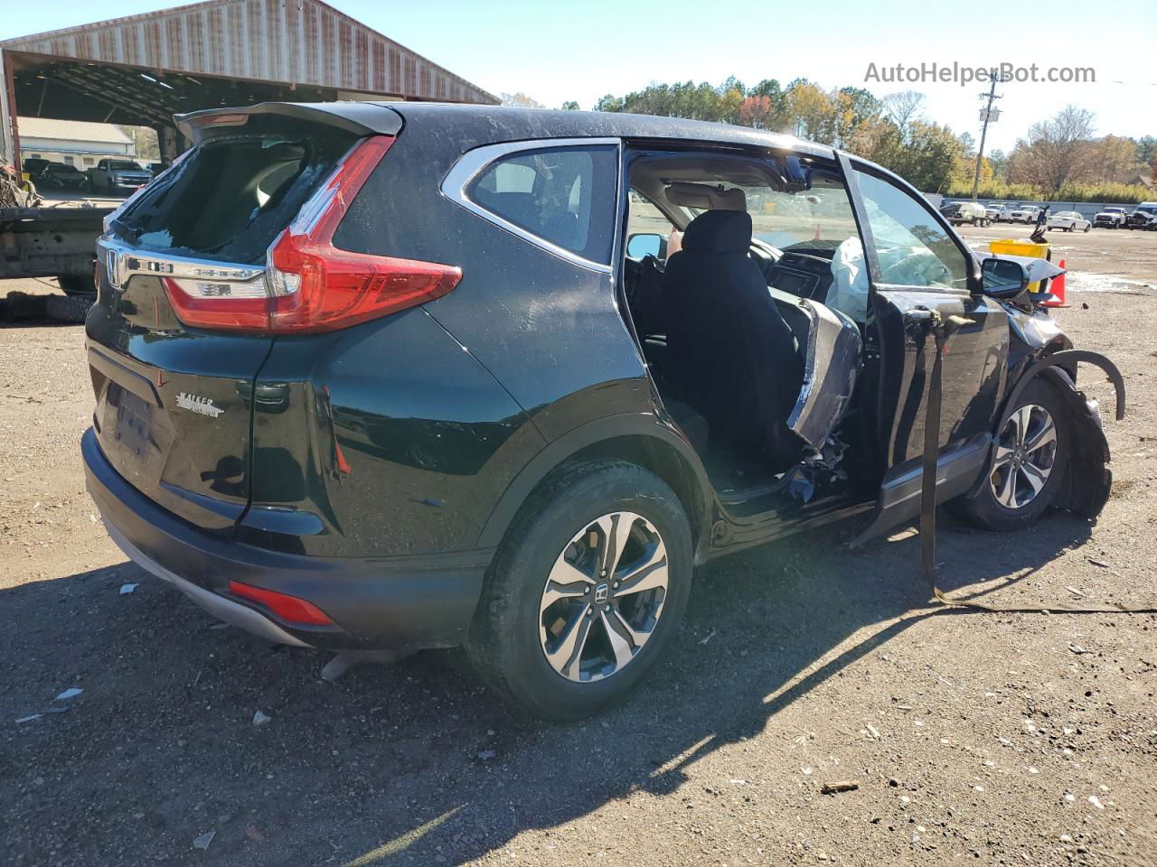 2019 Honda Cr-v Lx Black vin: 2HKRW5H33KH415563