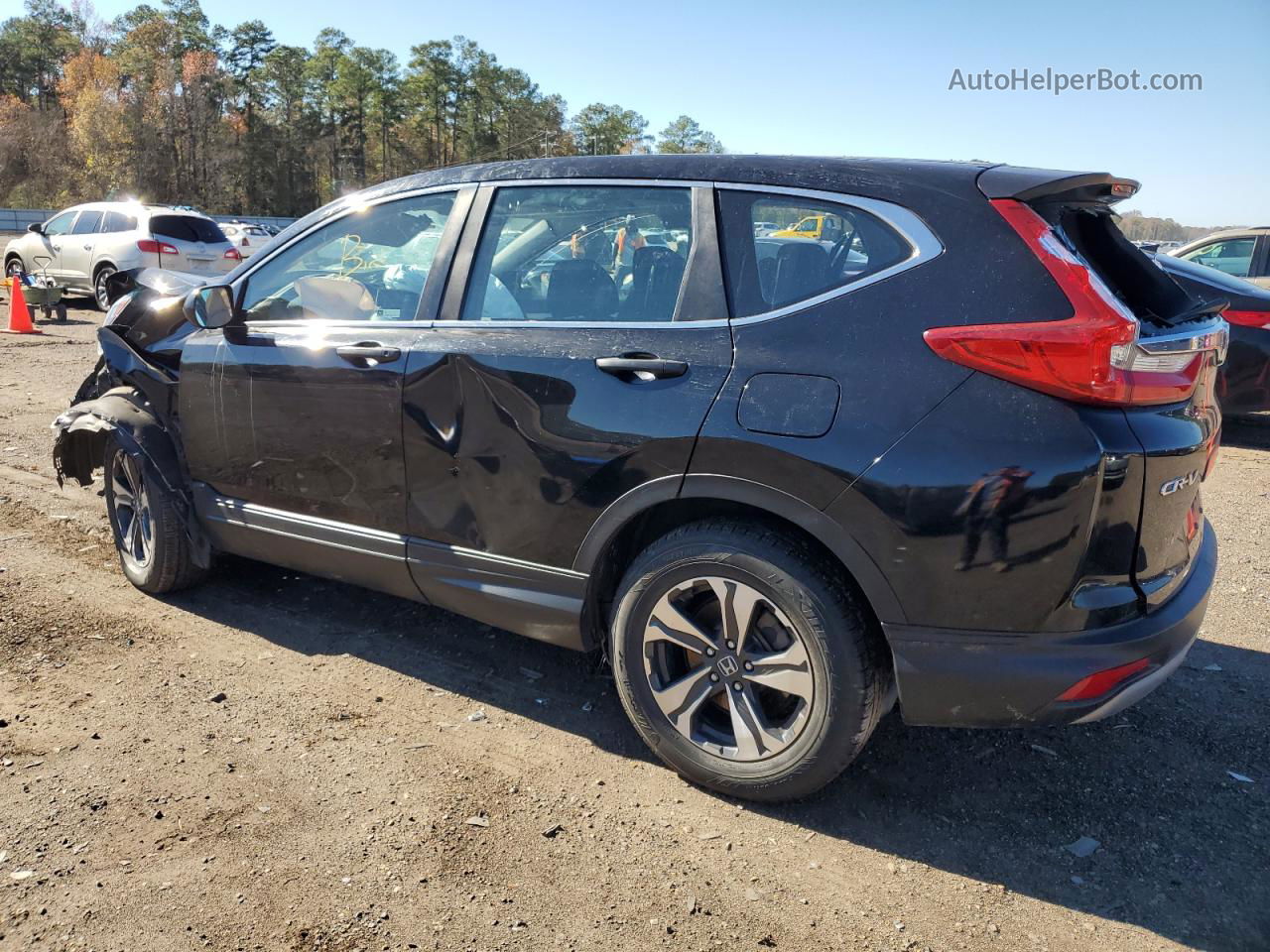 2019 Honda Cr-v Lx Black vin: 2HKRW5H33KH415563