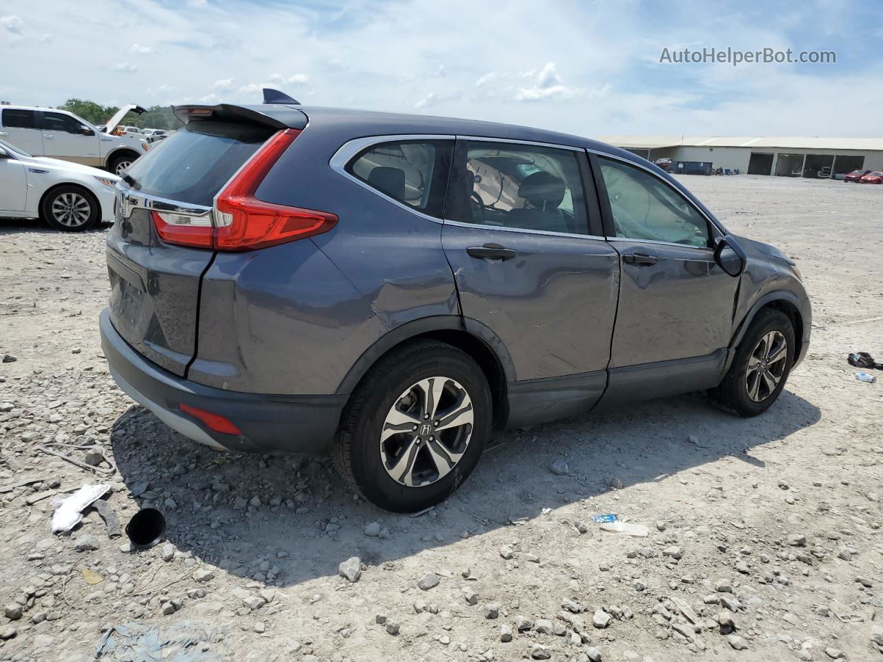 2017 Honda Cr-v Lx Charcoal vin: 2HKRW5H34HH402118