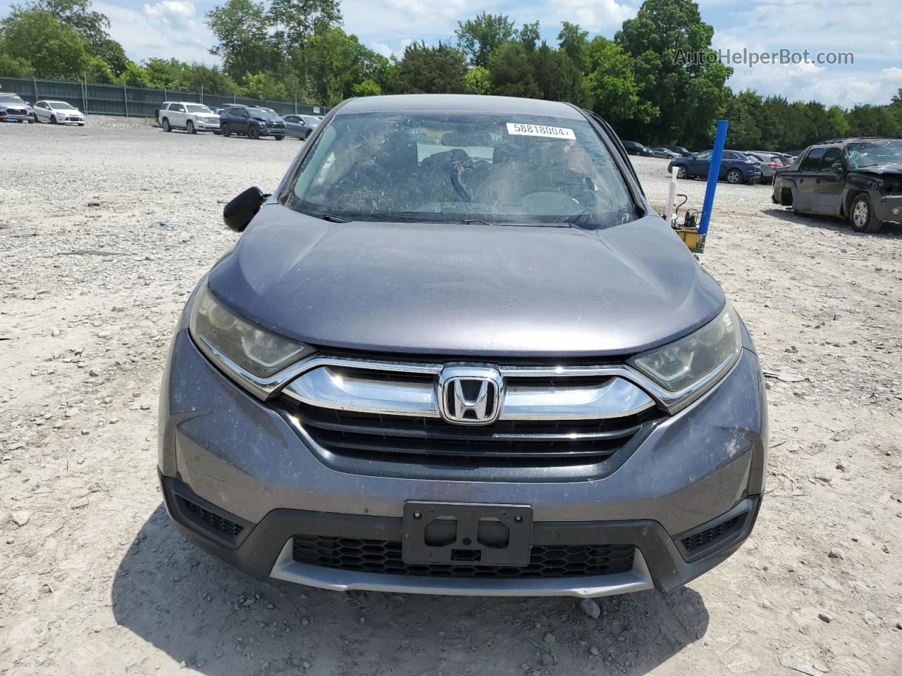 2017 Honda Cr-v Lx Charcoal vin: 2HKRW5H34HH402118