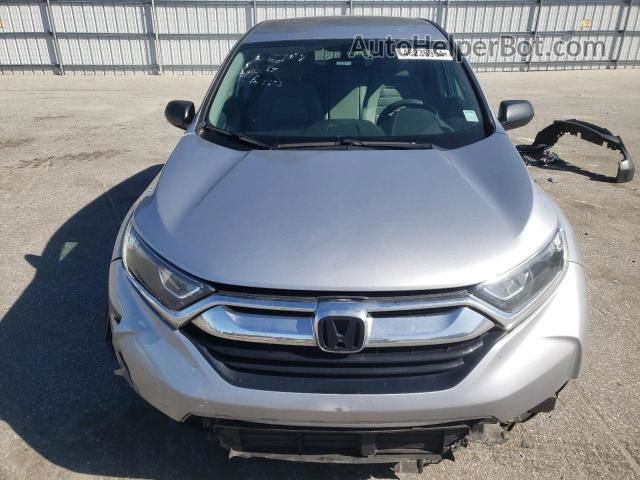 2018 Honda Cr-v Lx Silver vin: 2HKRW5H34JH426666