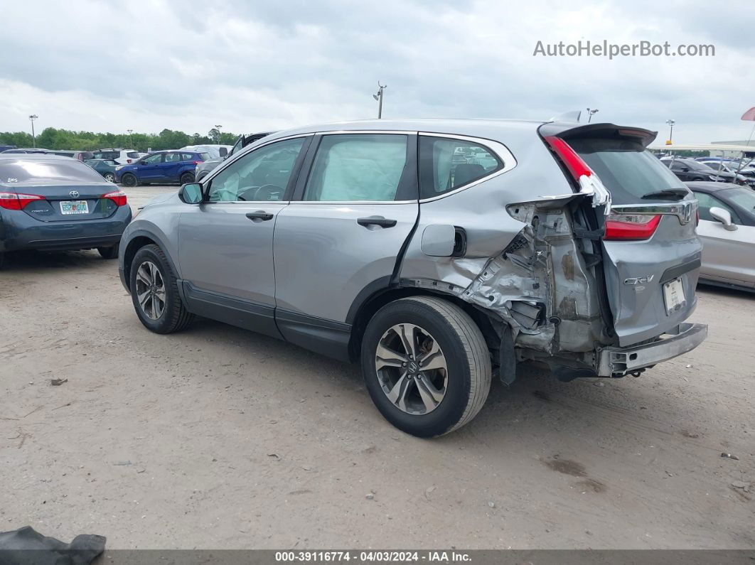 2019 Honda Cr-v Lx Silver vin: 2HKRW5H34KH409514