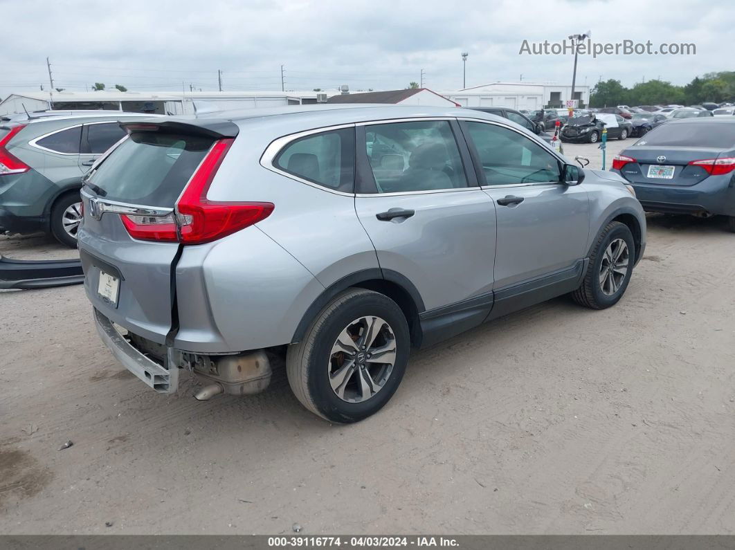 2019 Honda Cr-v Lx Silver vin: 2HKRW5H34KH409514