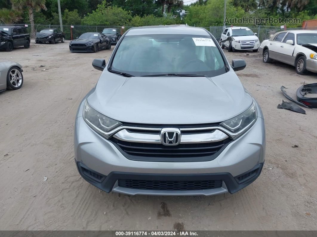 2019 Honda Cr-v Lx Silver vin: 2HKRW5H34KH409514