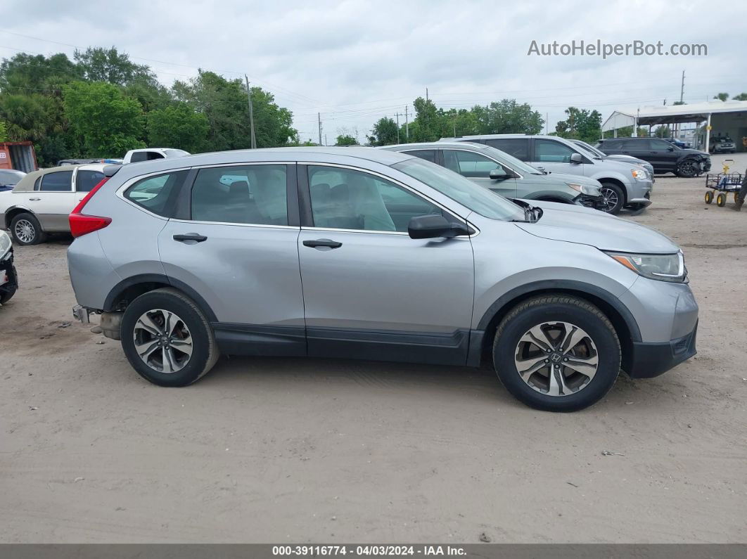 2019 Honda Cr-v Lx Silver vin: 2HKRW5H34KH409514