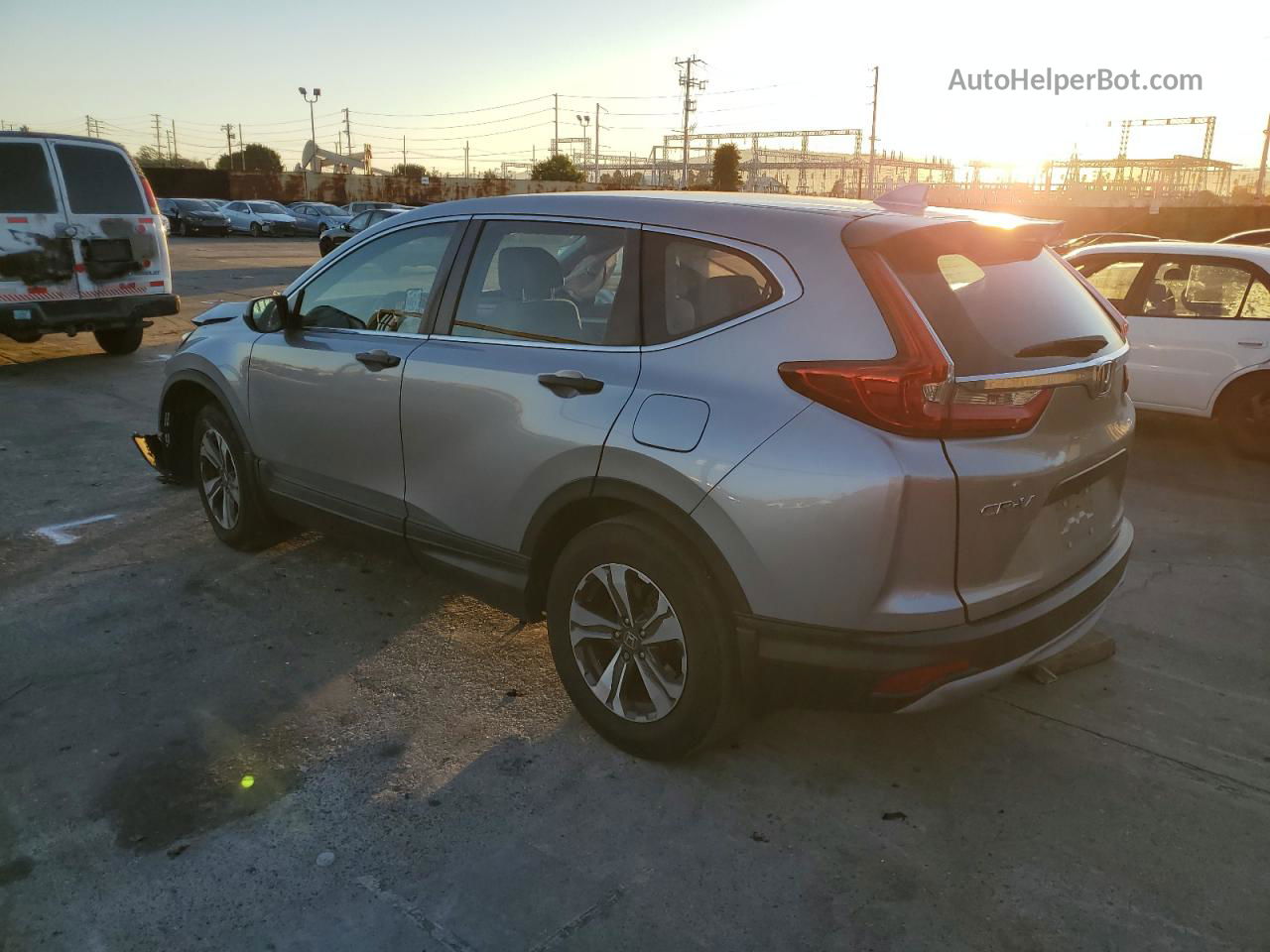 2017 Honda Cr-v Lx Silver vin: 2HKRW5H35HH403049