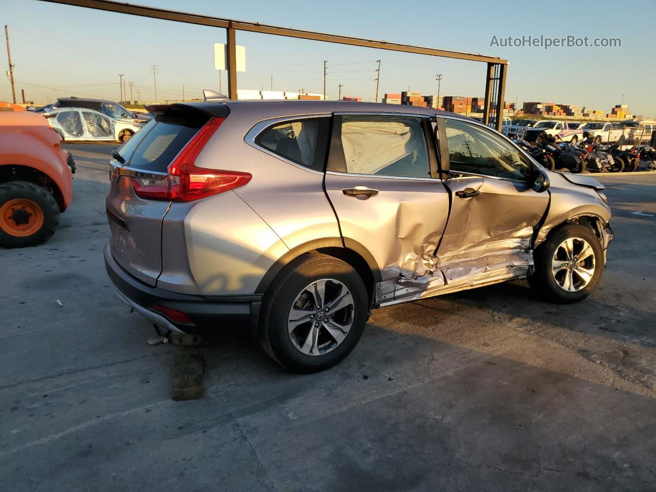 2017 Honda Cr-v Lx Silver vin: 2HKRW5H35HH403049