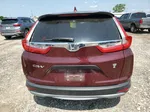 2018 Honda Cr-v Lx Burgundy vin: 2HKRW5H35JH413960