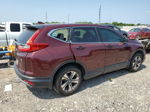 2018 Honda Cr-v Lx Burgundy vin: 2HKRW5H35JH413960