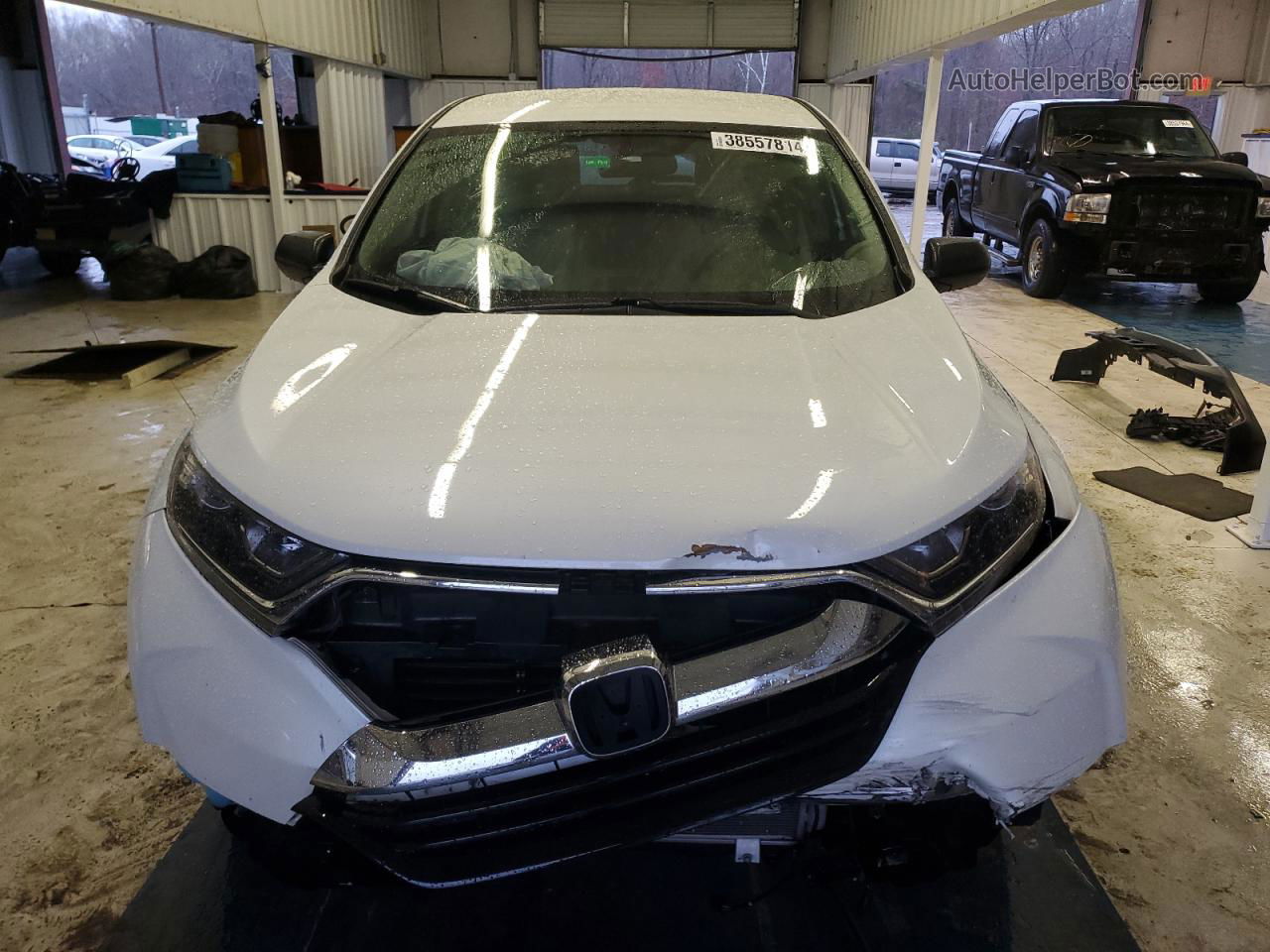 2018 Honda Cr-v Lx White vin: 2HKRW5H35JH414980