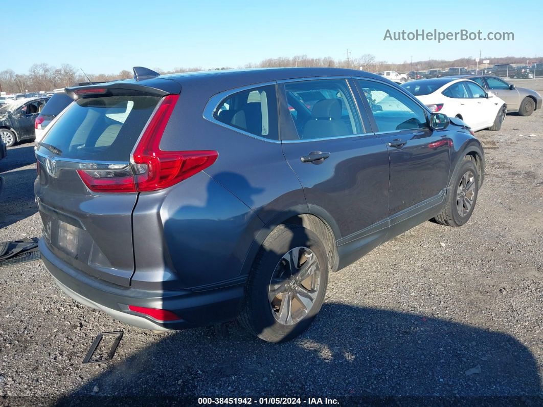 2018 Honda Cr-v Lx Gray vin: 2HKRW5H35JH427115