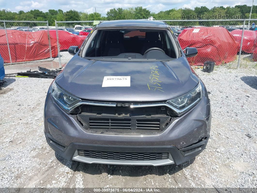 2019 Honda Cr-v Lx Gray vin: 2HKRW5H35KH412843