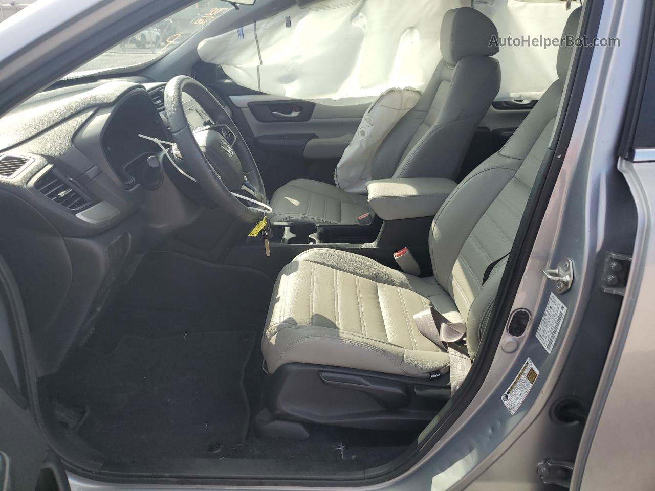 2019 Honda Cr-v Lx Silver vin: 2HKRW5H35KH420487