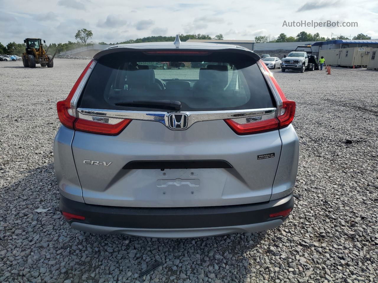 2019 Honda Cr-v Lx Silver vin: 2HKRW5H35KH420487