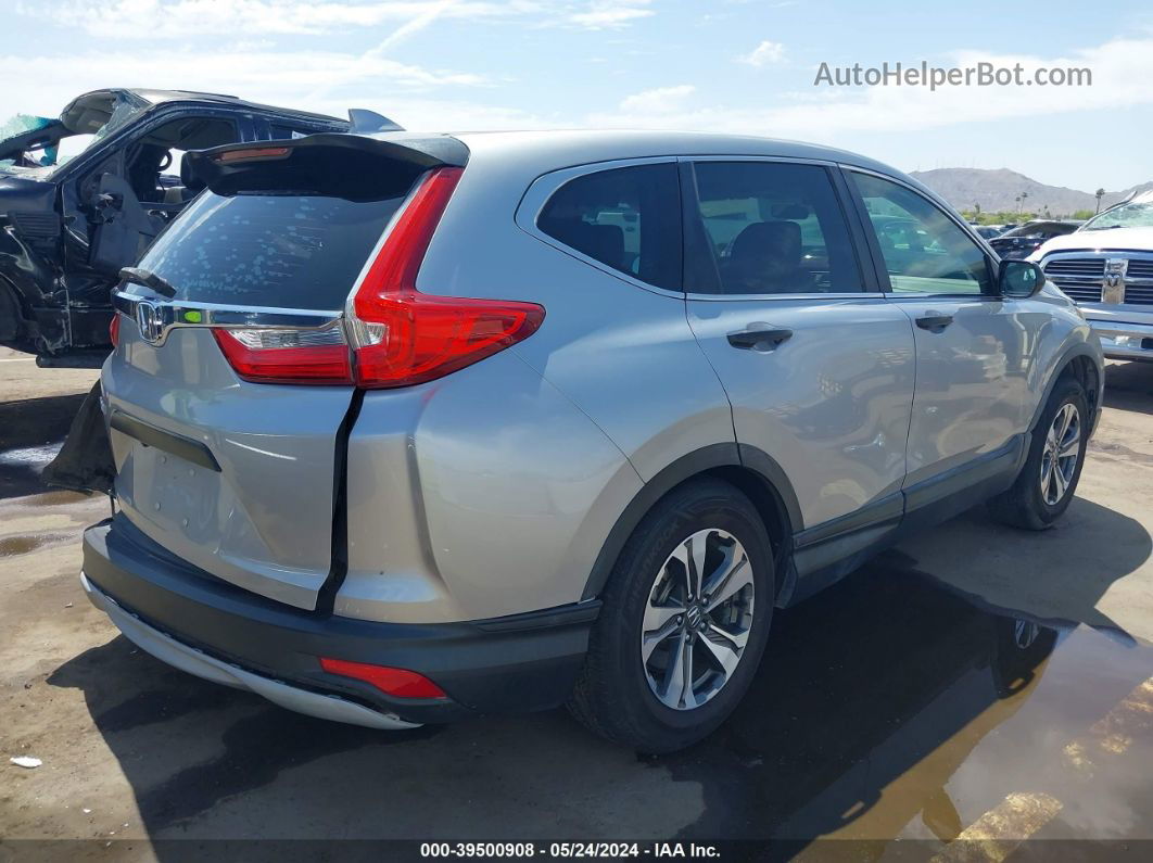 2017 Honda Cr-v Lx Серебряный vin: 2HKRW5H36HH401522